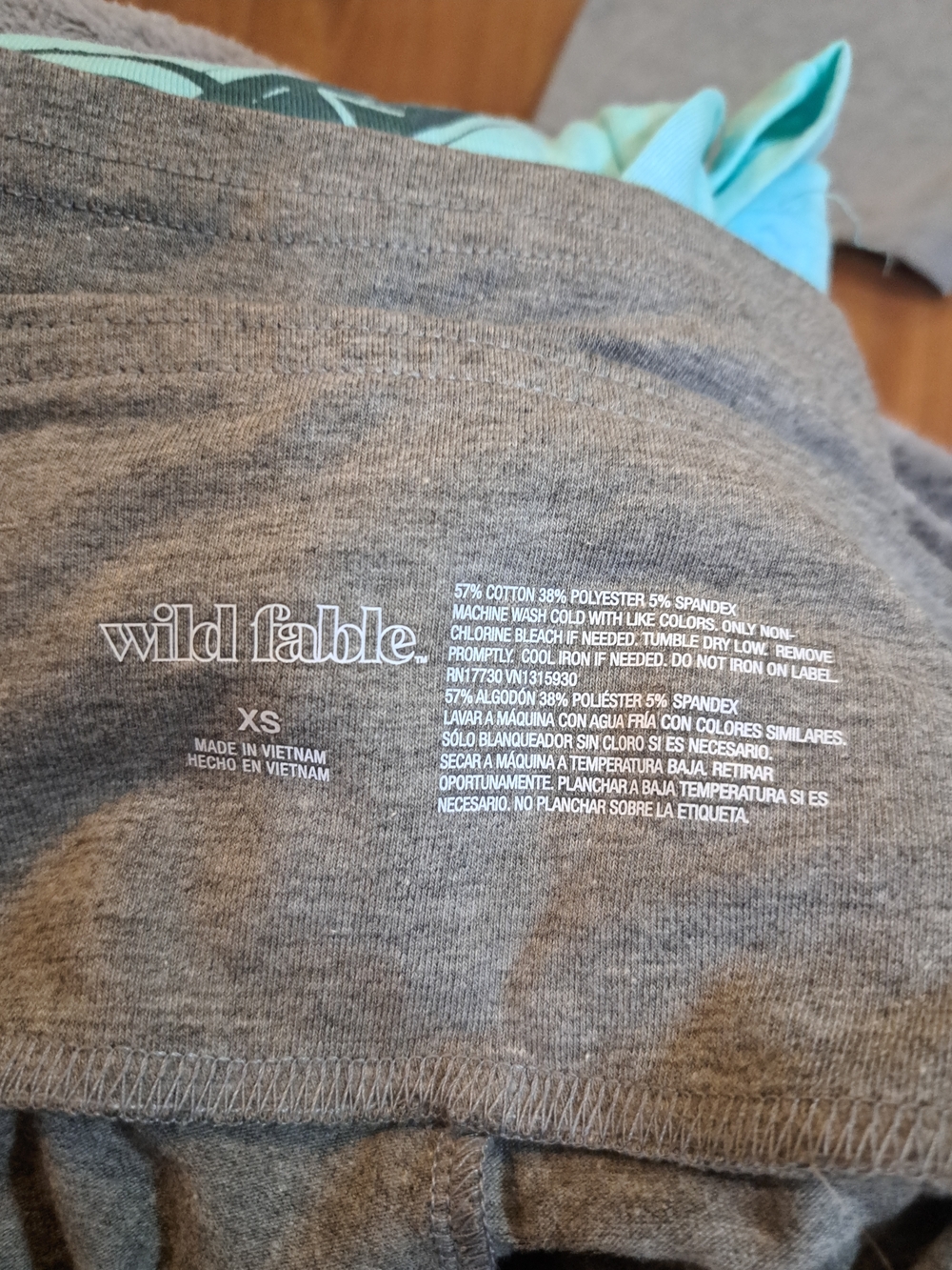 wild fable Heather Grey High-Rise Bike Shorts - Picture 4 of 4